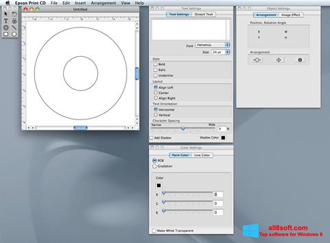 Screenshot EPSON Print CD for Windows 8