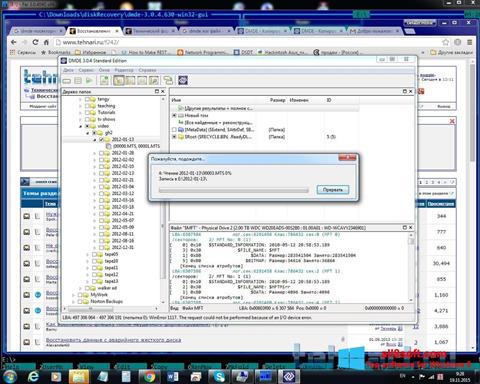 Screenshot DMDE for Windows 8