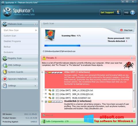 Screenshot SpyHunter for Windows 8