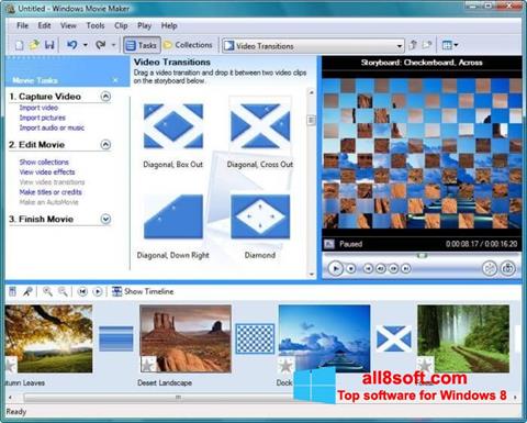 Screenshot Windows Movie Maker for Windows 8