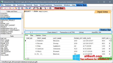 Screenshot InterBase for Windows 8