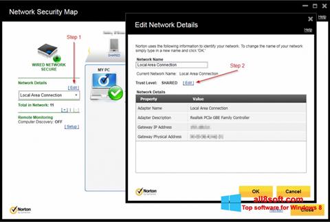 Screenshot Norton Internet Security for Windows 8