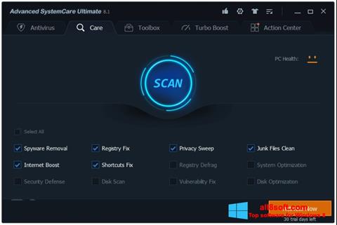 Screenshot Advanced SystemCare for Windows 8