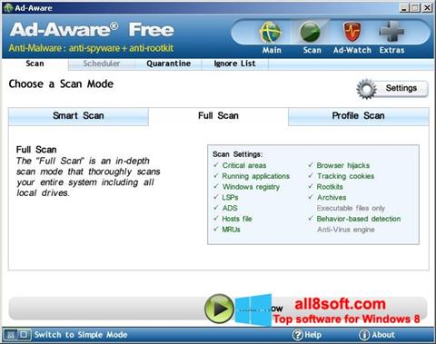 Screenshot Ad-Aware Free for Windows 8