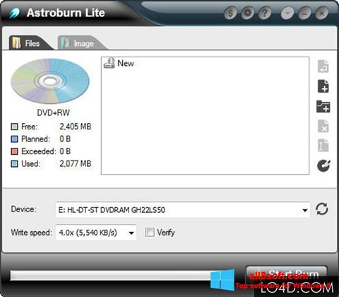 Screenshot Astroburn Lite for Windows 8