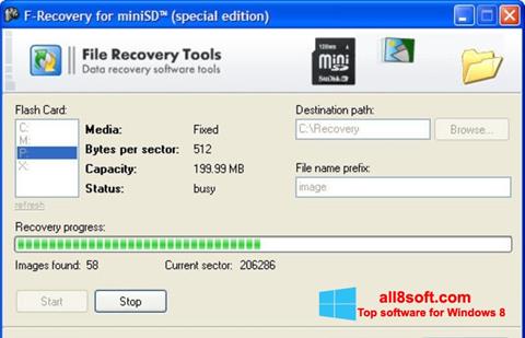 Screenshot F-Recovery SD for Windows 8