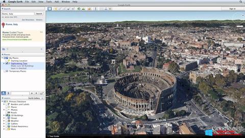 Screenshot Google Earth Pro for Windows 8