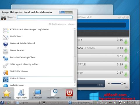 Screenshot VkAudioSaver for Windows 8