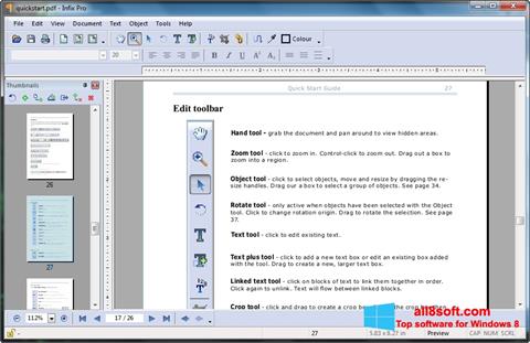Screenshot Infix PDF Editor for Windows 8