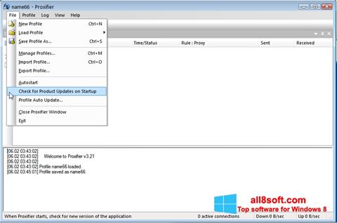 Screenshot Proxifier for Windows 8