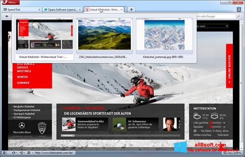 Screenshot Opera for Windows 8