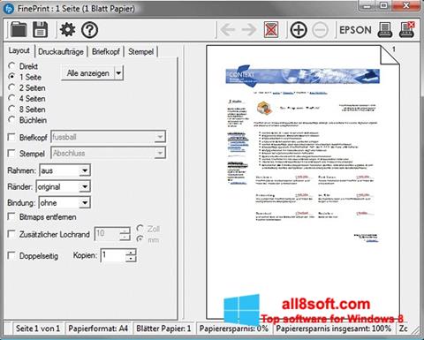 Screenshot FinePrint for Windows 8