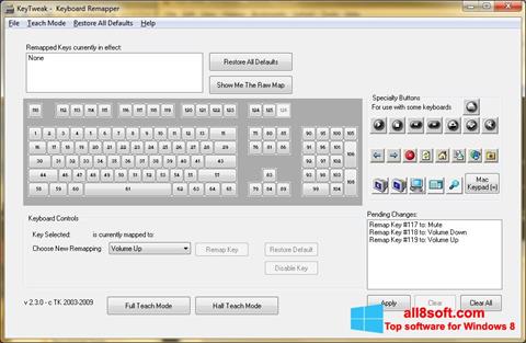 Screenshot KeyTweak for Windows 8