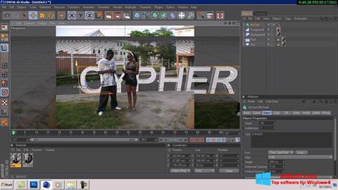 Screenshot CINEMA 4D for Windows 8
