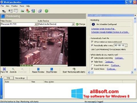 Screenshot WebCam Monitor for Windows 8