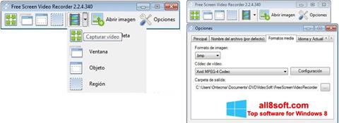 Screenshot Free Screen Video Recorder for Windows 8