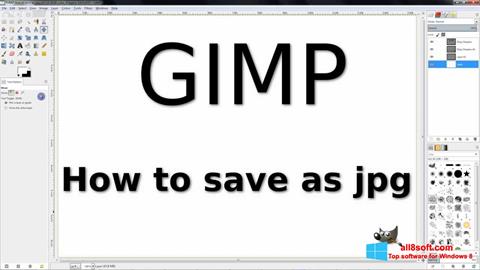 Screenshot GIMP for Windows 8