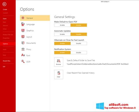 Screenshot PDF Architect for Windows 8