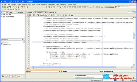 Screenshot NetBeans for Windows 8