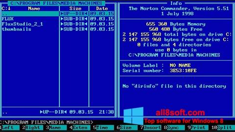 Screenshot Norton Commander for Windows 8