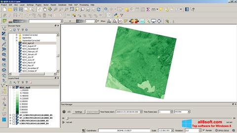 Screenshot QGIS for Windows 8