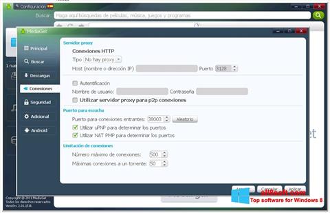 Screenshot MediaGet for Windows 8