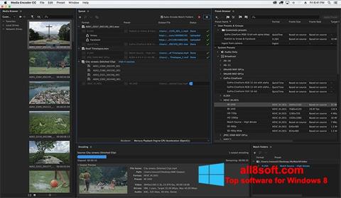 Screenshot Adobe Media Encoder for Windows 8