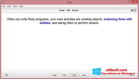 Screenshot Anki for Windows 8