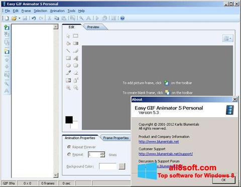 Screenshot Easy GIF Animator for Windows 8