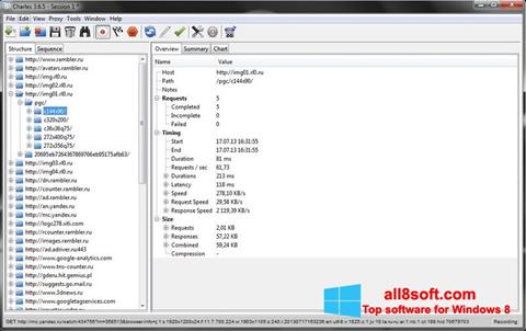 Screenshot Charles for Windows 8