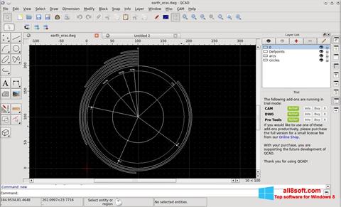 Screenshot QCad for Windows 8