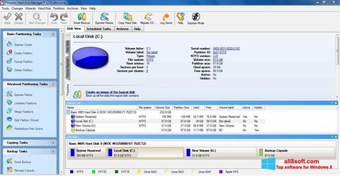 Screenshot Paragon Hard Disk Manager for Windows 8