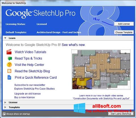 Screenshot Google SketchUp Pro for Windows 8