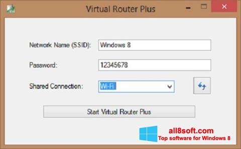 Screenshot Virtual Router Plus for Windows 8