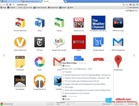 Screenshot Google Chrome Offline Installer for Windows 8