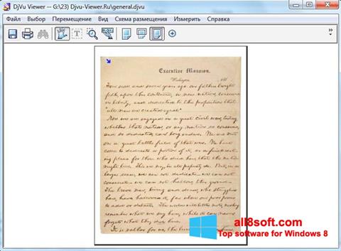 Screenshot DjVu Viewer for Windows 8