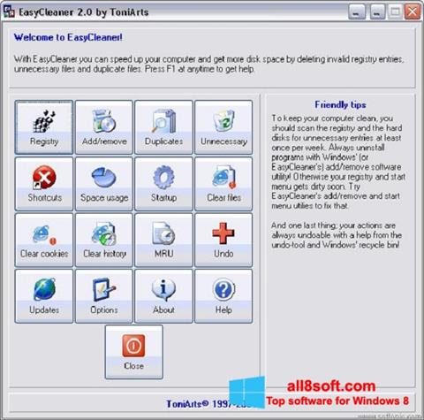 Screenshot EasyCleaner for Windows 8