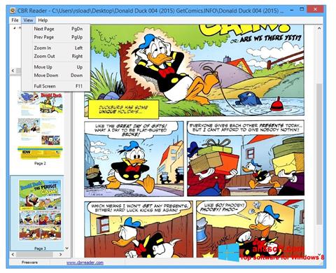 Screenshot CBR Reader for Windows 8