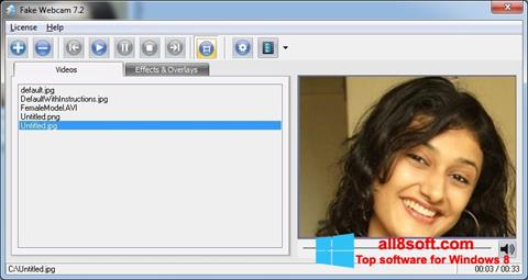 Screenshot Fake Webcam for Windows 8