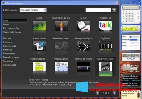 Screenshot Google Desktop for Windows 8