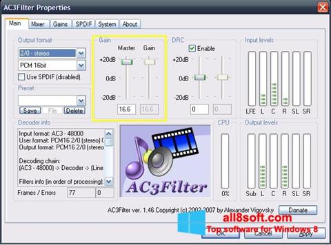 Screenshot AC3Filter for Windows 8
