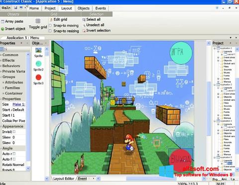 Screenshot Construct Classic for Windows 8