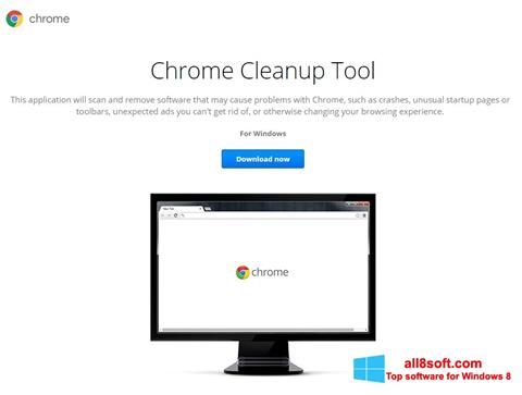 Screenshot Chrome Cleanup Tool for Windows 8