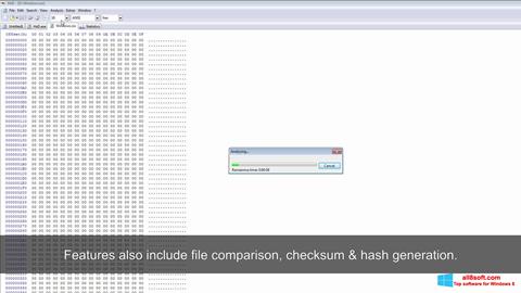 Screenshot Hex Editor for Windows 8