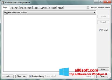 Screenshot Ad Muncher for Windows 8