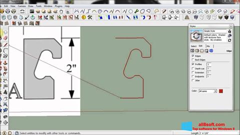 Screenshot SketchUp for Windows 8