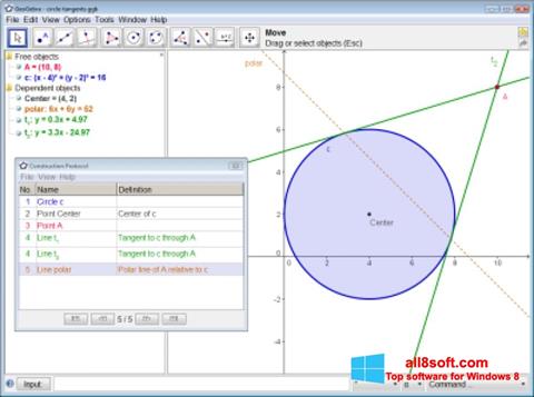 Screenshot GeoGebra for Windows 8