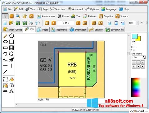 Screenshot PDF Reader for Windows 8