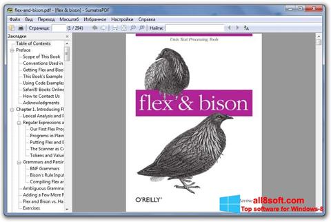 Screenshot Sumatra PDF for Windows 8