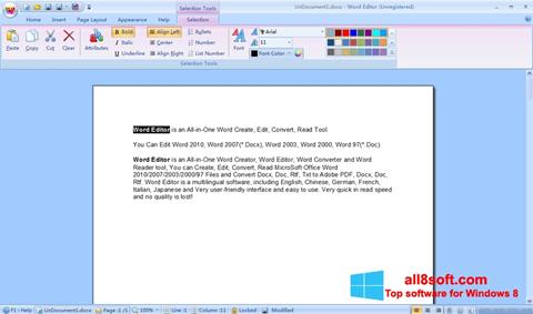 Screenshot DocX Reader for Windows 8
